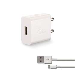 SYSKA WC-2A Apple Single Port Charger (Cable Included) White